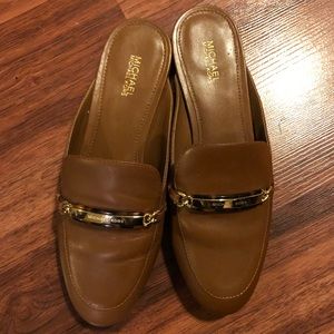 Michael Kors Tan Mules